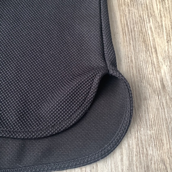 The Limited black mixed material tee - Picture 5 of 7